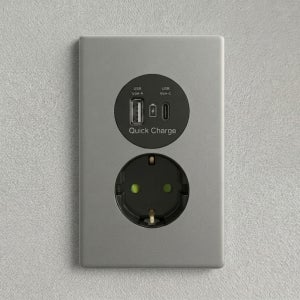 DS D5 마그네슘 USB 매립 콘센트 1구 A+C타입 고속충전 콘센트