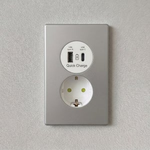 DS D5 샴페인골드 USB 매립 콘센트 1구 A+C타입 고속충전 콘센트