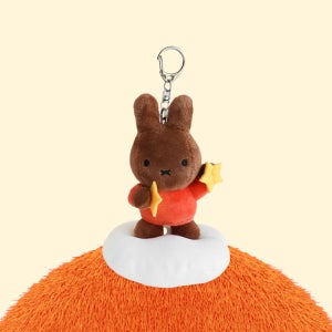 [미피] 미피 드림 키링 인형 13cm_스탠딩 브라운