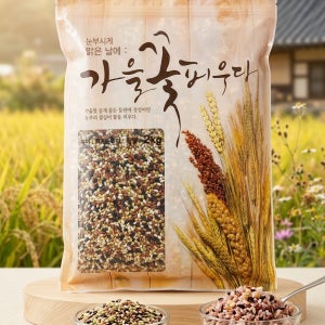 2025년 국내산 혼합잡곡 2kg 녹미 흑미 홍미 찹쌀 오색미