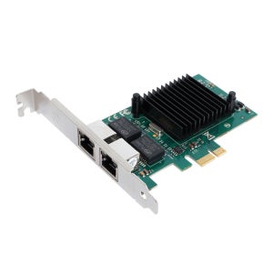 넥시 PCI-Express x1 DUAL 포트 기가비트 랜카드 INTEL 82576