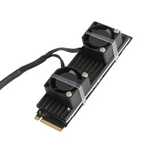 넥시 NVMe M.2 SSD 방열판 2팬