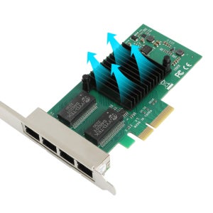 넥시 1G Quad Port PCI-Express x4 서버 랜카드