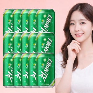355ml x 24캔 세트 킨사이다 캔 탄산음료 청량 대용량 업소용 식당용 매장 식당 간식 음료수 단체 행사