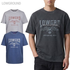 이글피지컬 피그먼트 반팔티 남자 반팔티셔츠 세미 오버핏 빅사이즈 M~4XL 로우그라운드