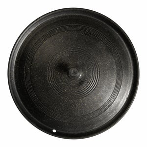 국산 솥뚜껑 고기판 대형불판 가정용 업소용 고기 구이불판 삼겹살 통주물 65cm, 블랙