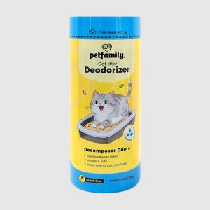 펫패밀리 고양이 모래 탈취제 고체형 냄새분해 280g, 1개
