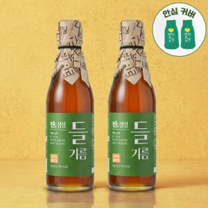 들기름 저온압착 통들깨 350ml 1+1 까치방앗간