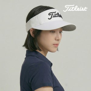2026 타이틀리스트 우먼스 선드롭 바이저 골프모자 White/Black