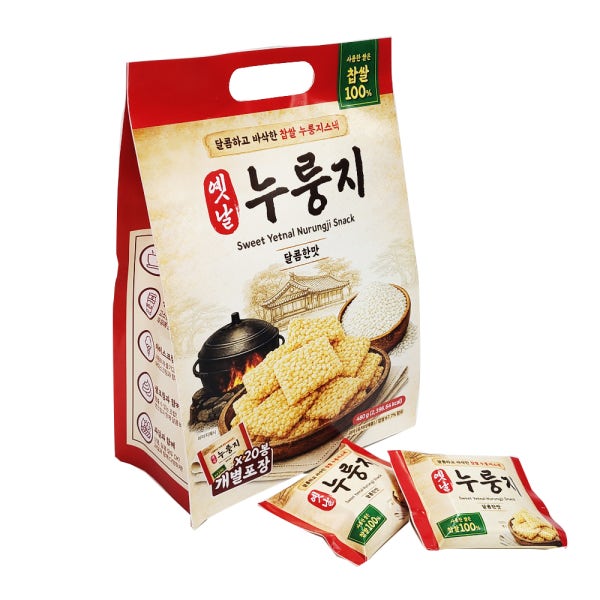 추억의 옛날 누룽지 480g 고소한맛 달콤한맛 땅콩맛 꼬소미 간식 인간사료 사무실 수입 과자 찹쌀