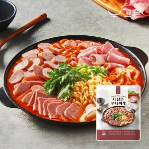 고른 더담은 부대찌개 800g, 햄 듬뿍 캠핑 맛집