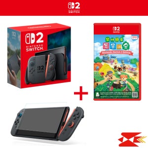 닌텐도 스위치 2 본체 모동숲2 패키지 타이틀 포함 NS2 모여봐요 동물의 숲 한글판