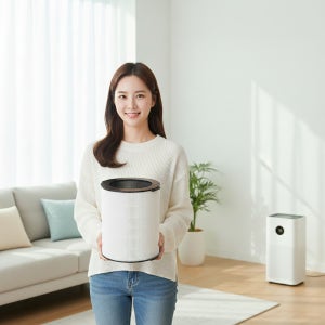 [호환] 국산 캐리어 클라윈드 공기청정기 복합 필터 프리미엄 원통형 18평 CAF-A18PD