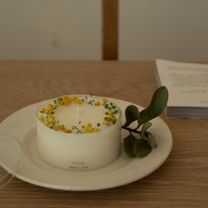 스너그앤코 보태니컬 정원 캔들 핸드메이드 소이왁스 플라워 향초