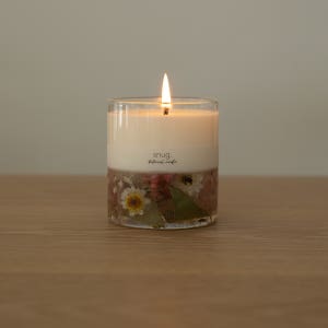 스너그앤코 보태니컬 하바리움 캔들 핸드메이드 소이왁스 플라워 향초