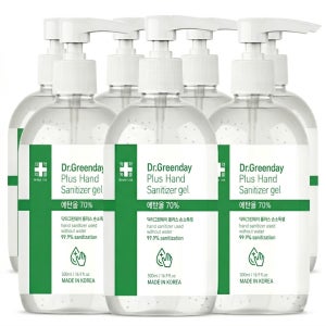 젤타입 손소독제 닥터그린데이 대용량 바르는 손소독제 에탄올 의약외품 500ml, 10개