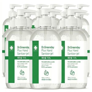 젤타입 손소독제 닥터그린데이 대용량 바르는 손소독제 에탄올 의약외품 500ml, 20개