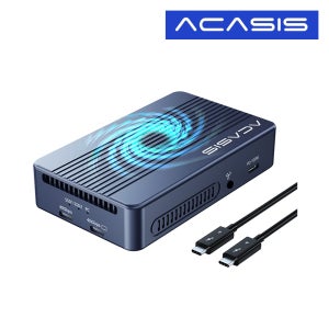 아카시스 TBU-405PROMax USB4 40Gbps RAID NVME SSD 외장 케이스 인클로저 외장형 하드