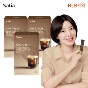 유기농디카페인 보리차스틱 커피대용 논 나티아 오르조 보리 제로 카페인 블렌드 60g, 3개
