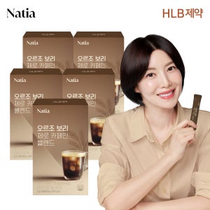유기농디카페인 보리차스틱 커피대용 논 나티아 오르조 보리 제로 카페인 블렌드 60g, 5개