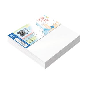 더조이 스페셜 화이트 얇은 양면 색상지 80g 15X15 백색 240매 복사지