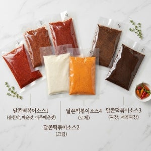 간편조리(1인분씩30개) 달쫀 떡볶이 소스 순한맛, 50g, 30개