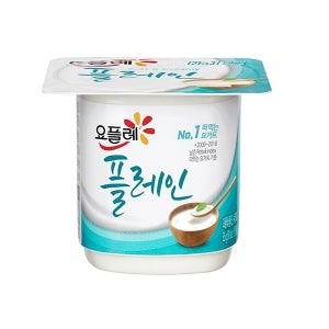 빙그레 요플레 플레인 요거트 85ml, 48개