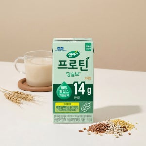 셀렉스 프로틴 당솔브 고단백 저당 음료 190ml 오곡맛 1박스 (24입)