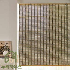 두리하우스 햇빛가리개 블라인드 프리미엄 천연 대나무 자동발 90 120 150cm