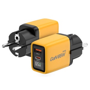 UM2 접지 26년형 PD65W-LED 디스플레이 PPS GaN초고속 충전기 C타입듀얼포트