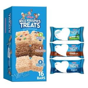 [1+1]켈로그 라이스 크리스피 시리얼바 버라이어티팩 16개입 KELLOGG’S RICE KRISPIES TREATS CRISPY MARSHMELLOW SQUARES