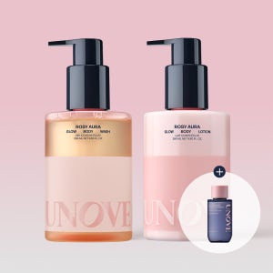 어노브 글로우 바디로션&바디워시 2종 세트 (+샴푸 52ml)