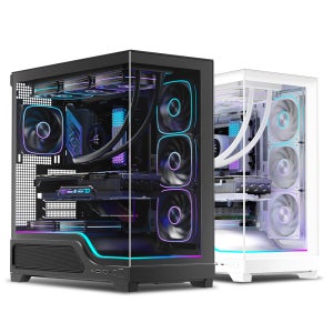 마이크로닉스 WIZMAX 슬로프 C30 블랙 미들타워 컴퓨터 PC 케이스