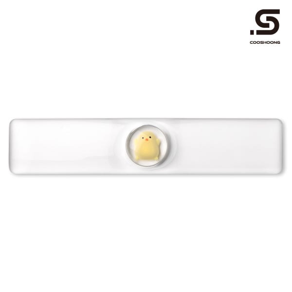 쿠슝 키보드 손목받침대 스트레스볼 슬라임 스퀴시 투명 팜레스트