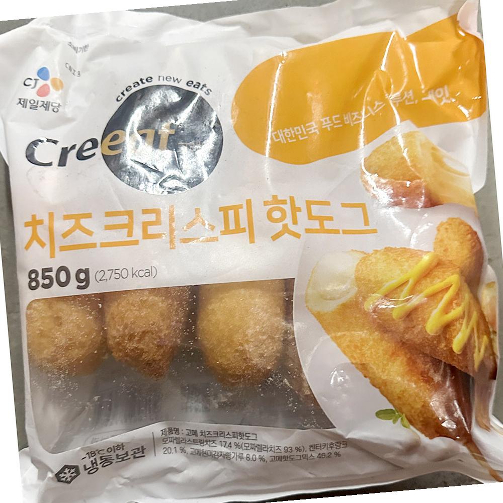 크레잇 치즈 핫도그 간식
