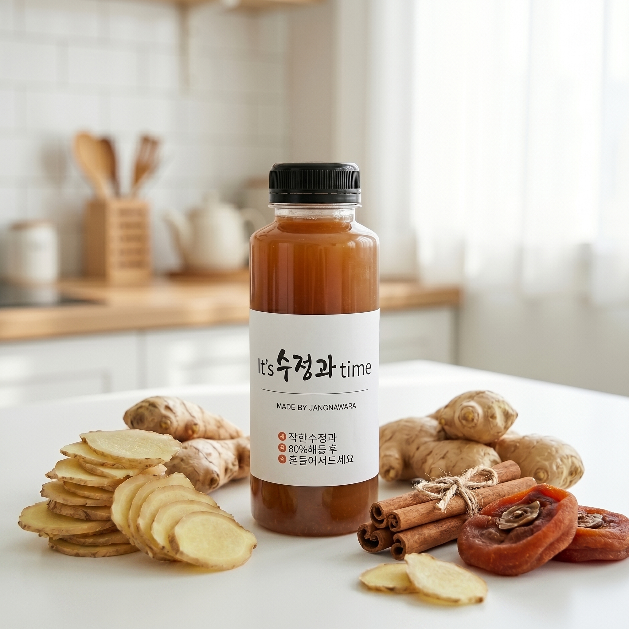 수정과 직접 달인 전통음료