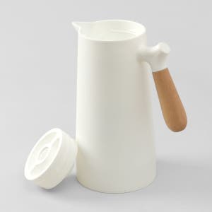 이중 진공 내열 유리 보온 주전자 포트 보온병 1L