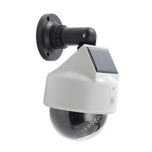 방범용 태양광 모형 CCTV 카메라 동작 감지 리모컨 포함