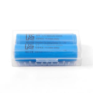 손전등 18650 리튬이온 충전지 2600mAh 2p 스몰캡