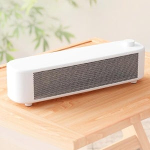 탁상용 미니 전기 히터 온풍기 800W 순간가열 화이트 저소음 샤워실 가정용 온열기 2단조