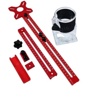 목공 65MM 트리머 연장 원형가이드 원형지그 목공지그 커터 가이드 플레이트 홈파기 보조