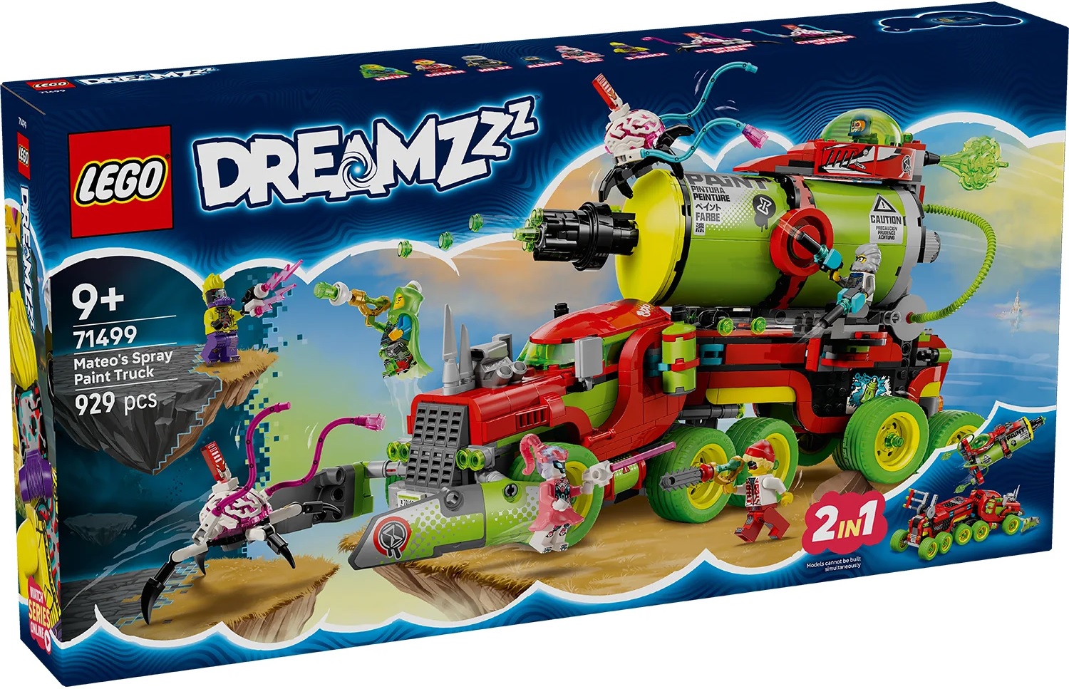 71499 레고 LEGO 드림즈 마테오의 스프레이 페인트 트럭