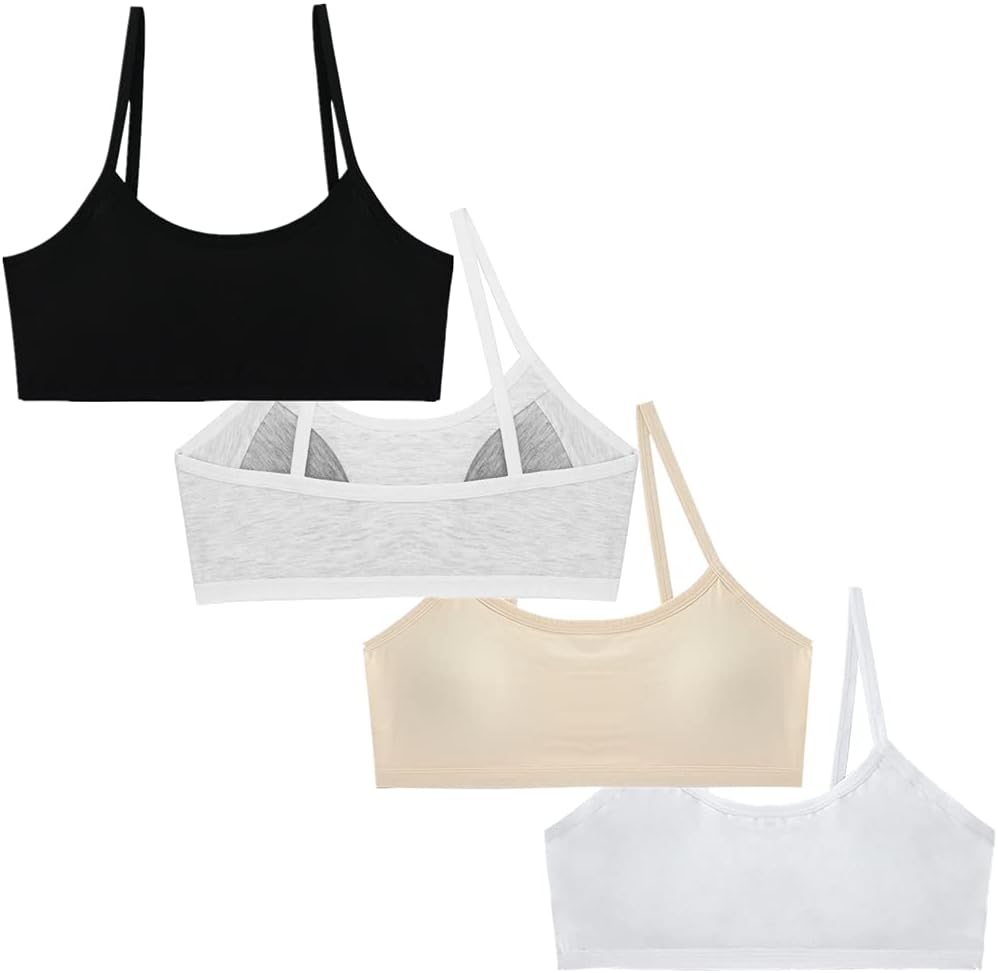 헤레<b>파이</b> 틴 걸스 트레이닝 브라 심리스 코튼 <b>카미</b> 무선 엘라스틱