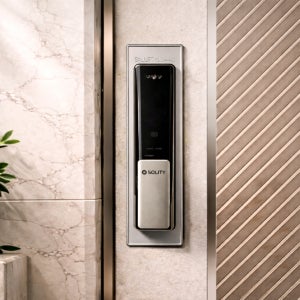 솔리티 P6000-AH 스마트 도어락 얼굴인식 IoT 디지털 푸시풀 현관문