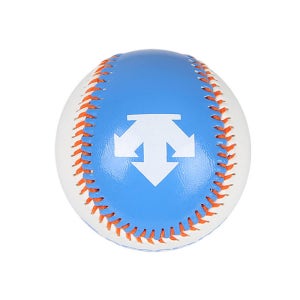 데상트 컬러 안전야구공 블루화이트 1개 캐치볼 소프트공