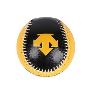 데상트 컬러 안전야구공 블랙옐로우 1개 캐치볼 소프트공