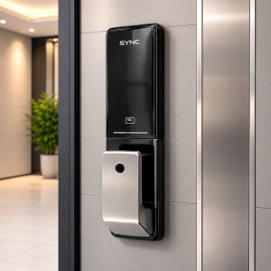 [포토리뷰이벤트] 솔리티 SP-7000B 도어락 IoT 자가설치 푸시풀 4WAY 지문인식