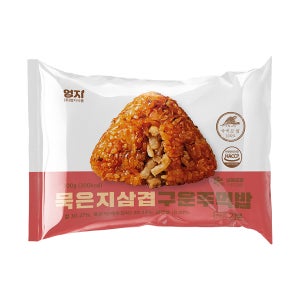 엄지식품 구운 주먹밥 5종 냉동김밥 묵은지삼겹, 100g, 10개