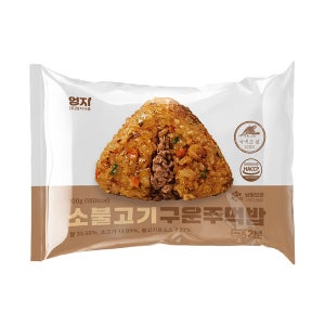 엄지식품 구운 주먹밥 5종 냉동김밥 소불고기, 100g, 15개