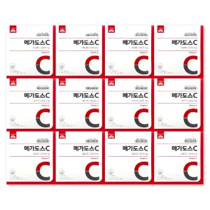 고려은단 메가도스 비타민C 3000mg 3g X 100포 12박스 고함량 비타민씨